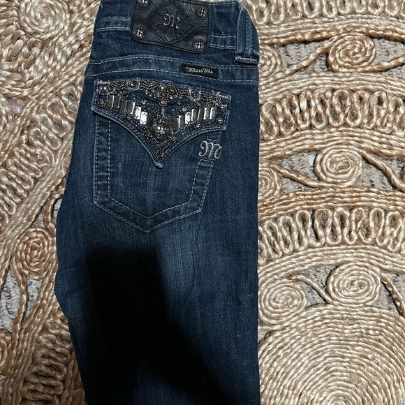 SOLD Miss Me Crystal Pocket Jeans 👖 - Picture 1 of 6